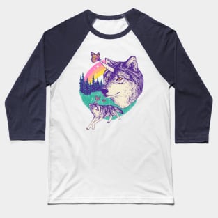 Heckin' Wolfcorns Baseball T-Shirt